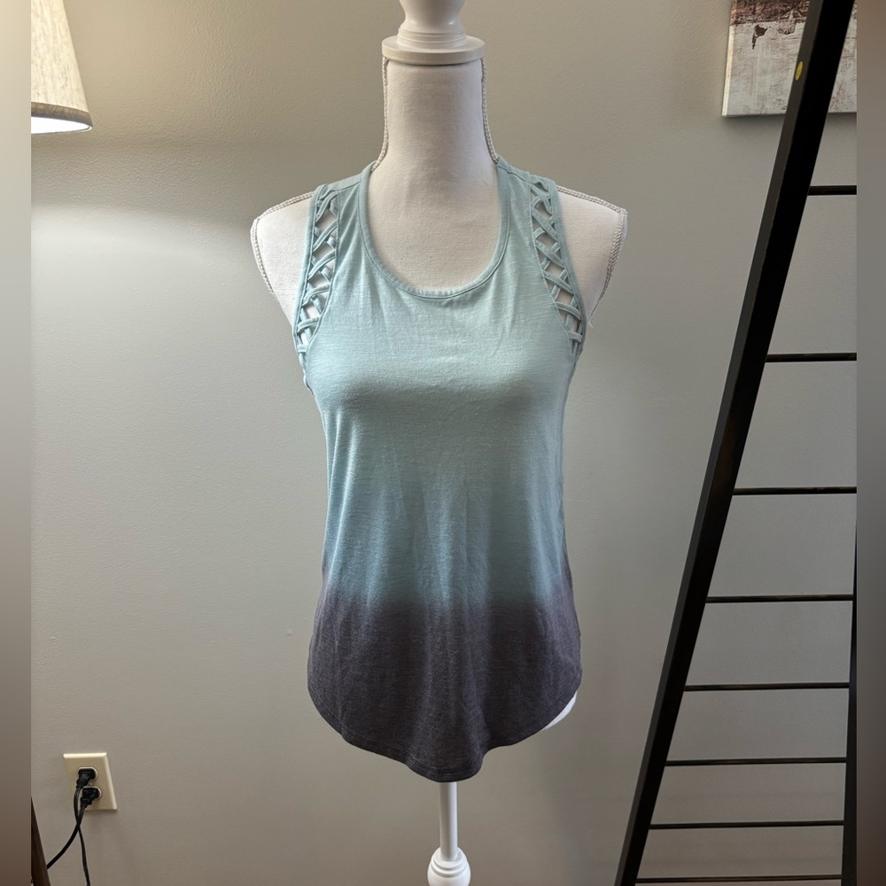 Mudd Sleeveless Tank Top - Blue and Purple Ombre Size Small